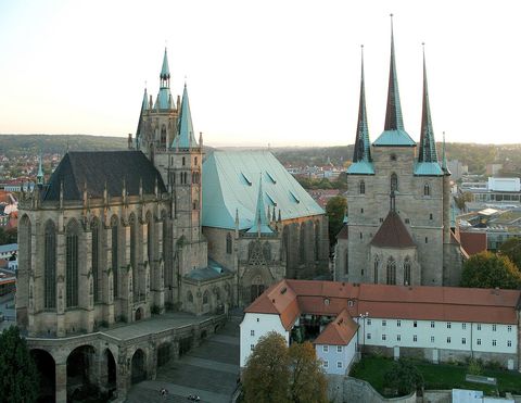 Erfurt, Dom und Severikirche